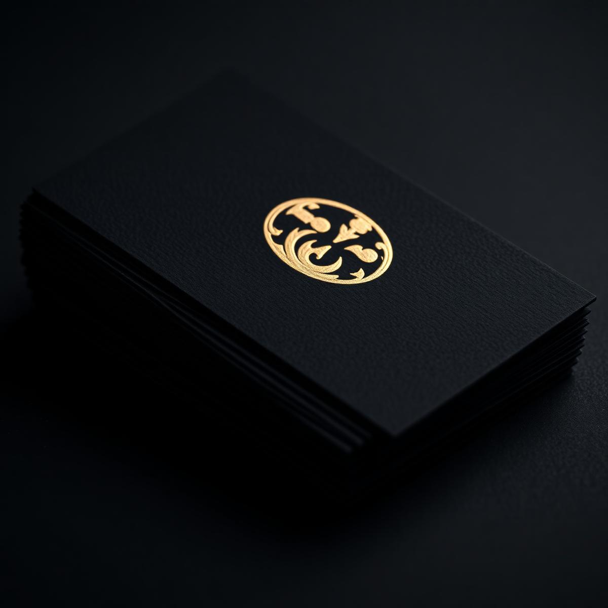 Business card portfolio piece