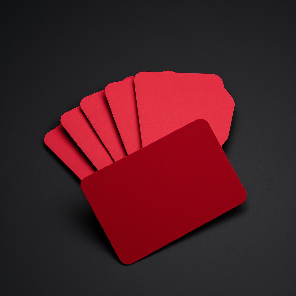 Business card portfolio piece