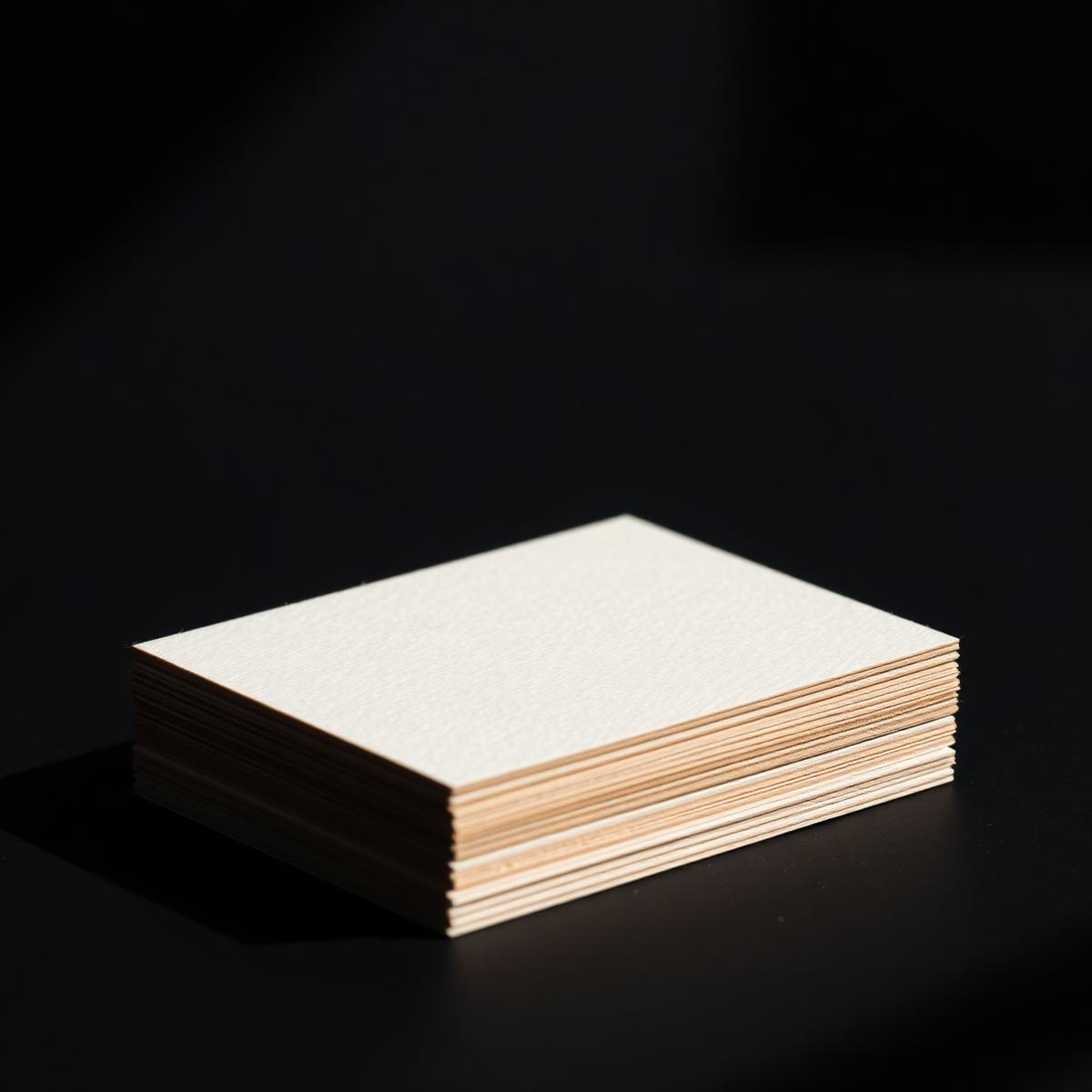Business card portfolio piece