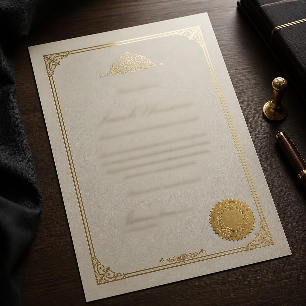 Certificates