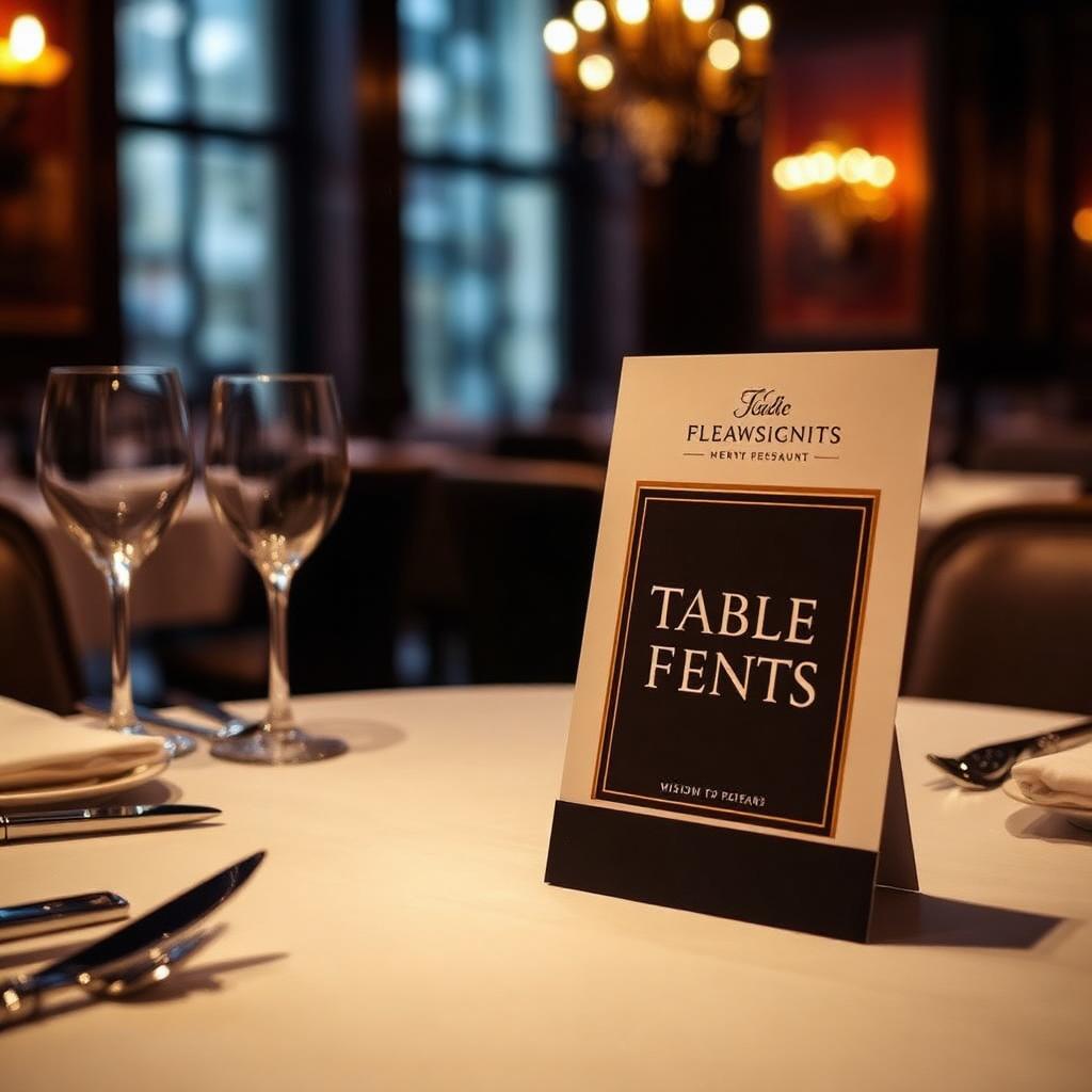 Table Tents